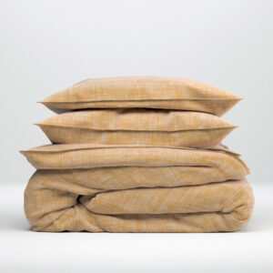 dekbedovertrek lino ochre