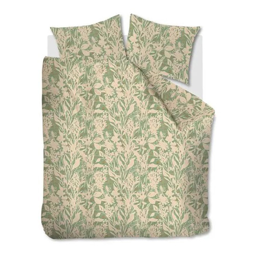 Dekbedovertrek Botanical Green Ariadne