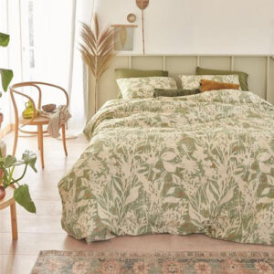 Dekbedovertrek Botanical Green Ariadne