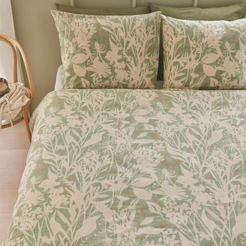 Dekbedovertrek Botanical Green Ariadne