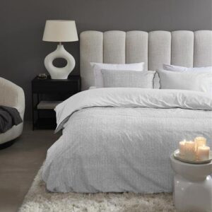 Dekbedovertrek Chevron Weave Grey Riviera Maison