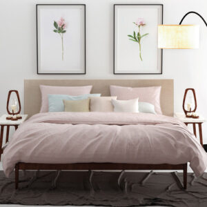 Dekbedovertrek Lino Shell Nude