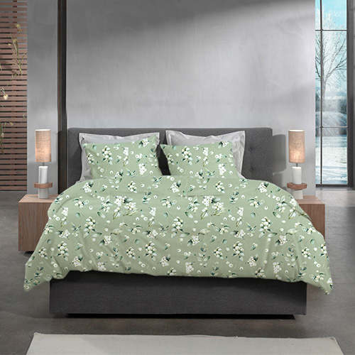 Dekbedovertrek Ciro Green Flanel