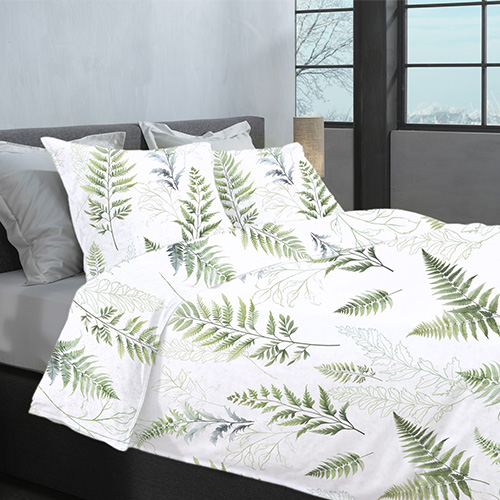 Dekbedovertrek Zeno White flanel