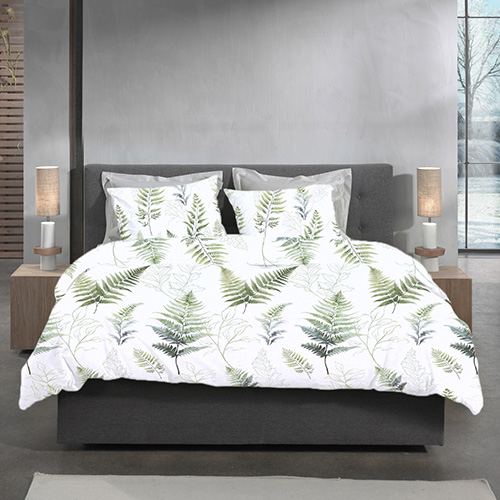 Dekbedovertrek Zeno White flanel