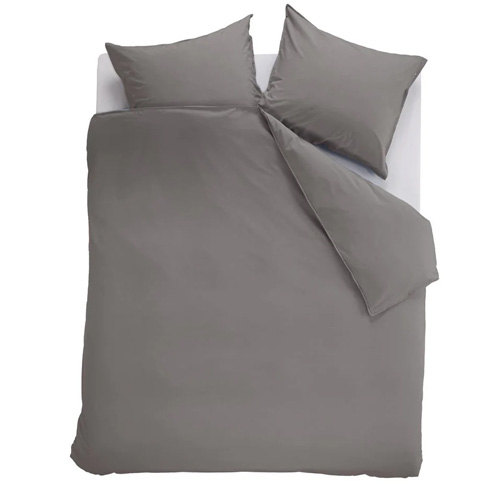Dekbedovertrek Cotton Uni Grey Ambiante