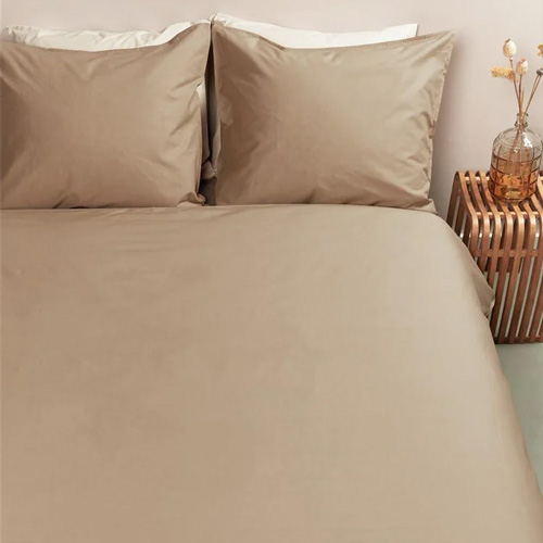 Dekbedovertrek Cotton Uni Khaki Ambiante