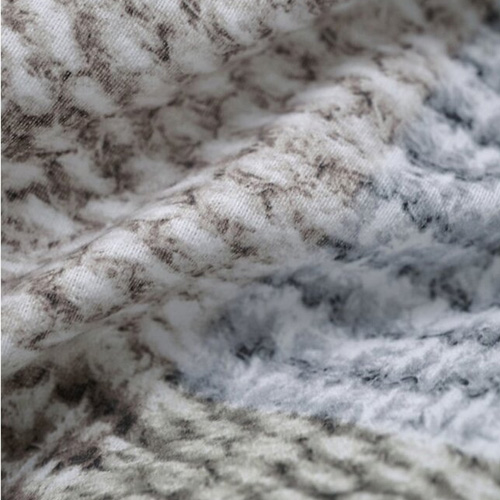 Dekbedovertrek Patches Natural flanel Ariadne