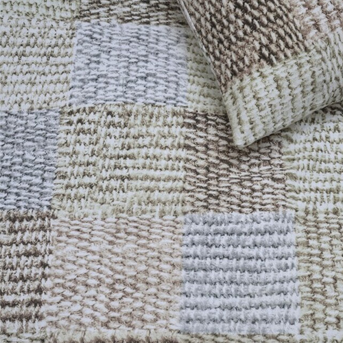 Dekbedovertrek Patches Natural flanel Ariadne