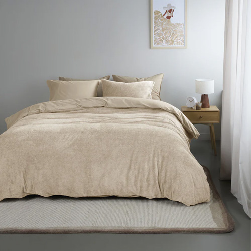 Dekbedovertrek Plush Zand Ambiante