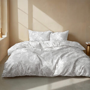 Dekbedovertrek Ibisco di Lino Dove Grey