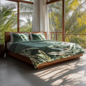 Dekbedovertrek Sarani Forest Green Heckett Lane